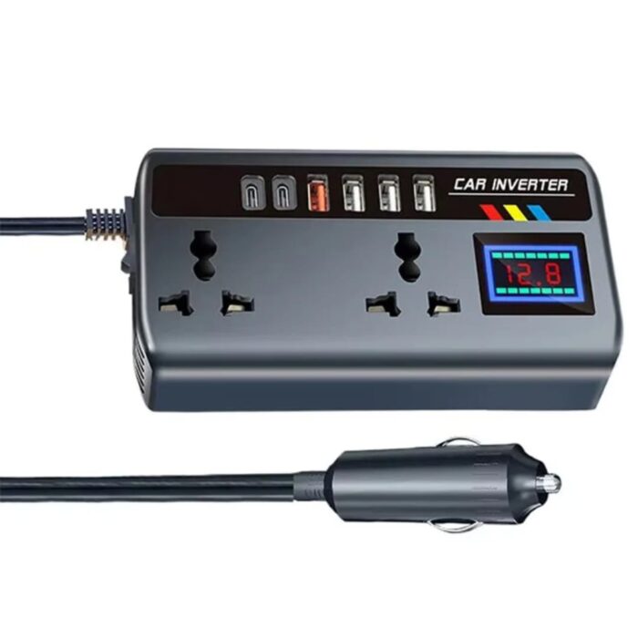 CAR POWER INVERTER 12v24v to 220v – Universal for Cars and Trucks