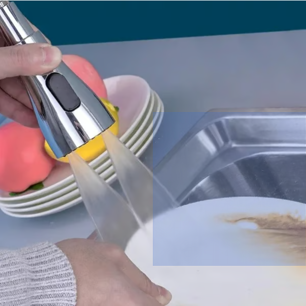 360° Rotatable -3 Function Kitchen Faucet Spray Head