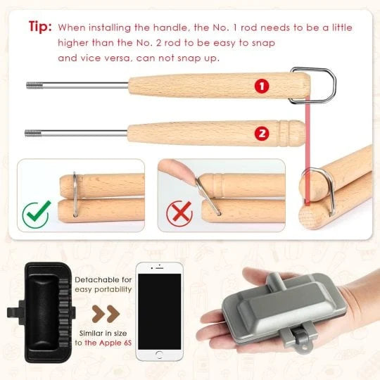 ✅ New Style Breakfast Sandwich Maker