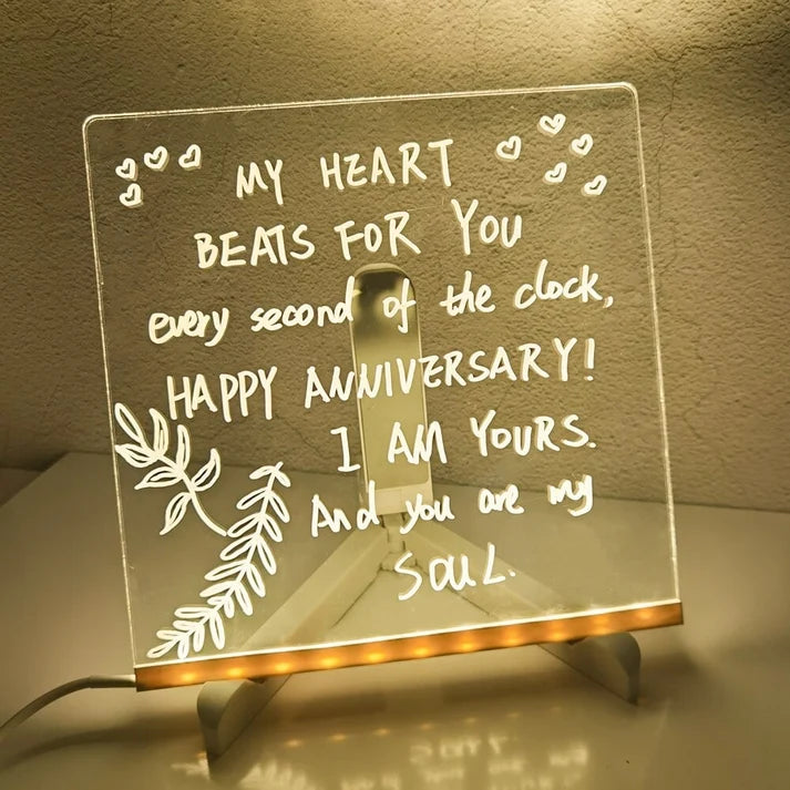🎨LED Note Board🎁Buy 1 Get 7 Colour Pens For Free