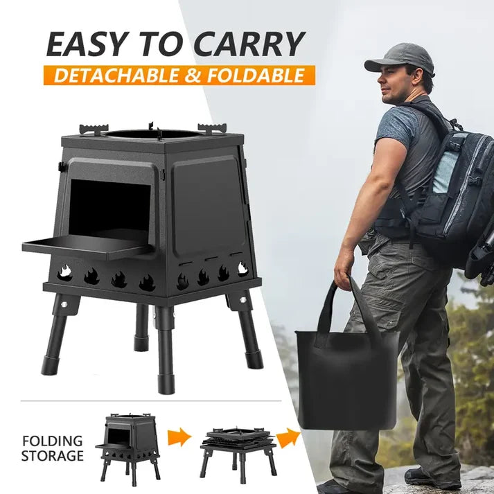 Portable Wood Burning Rocket Stove