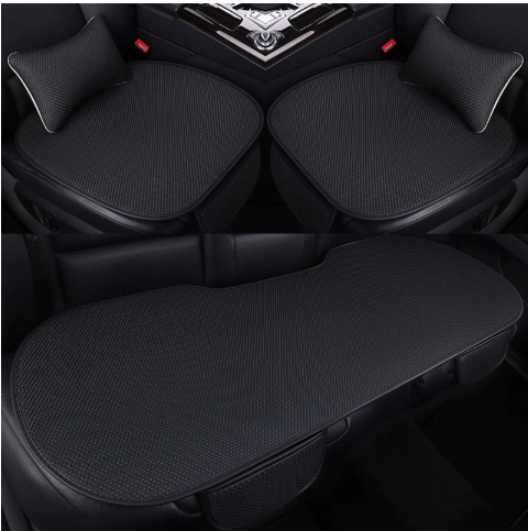 ❄️गर्मीमा प्रयोग हुने आईस सिल्क सास फेर्न सकिने नन-स्लिप कार सिट कभर