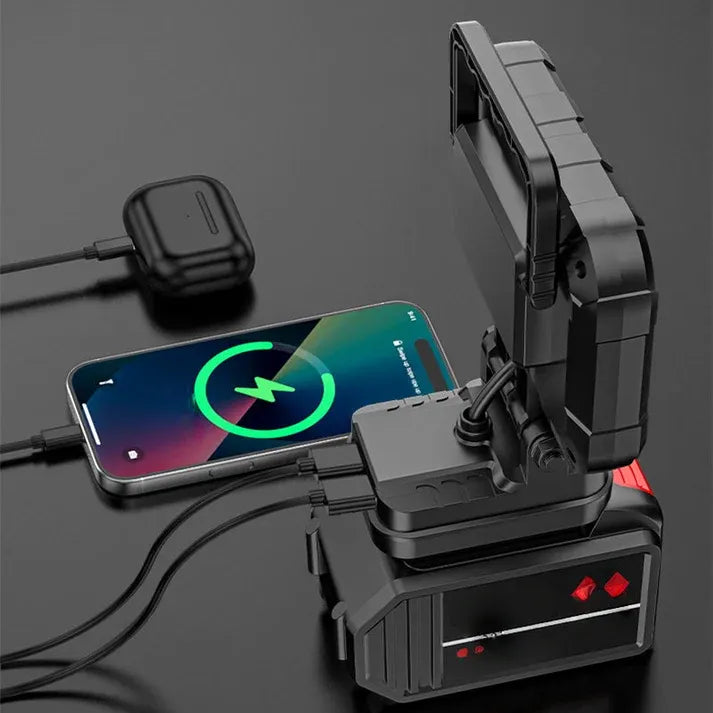 Portable 180° Rotating LED Work Lamp （Including batteries）