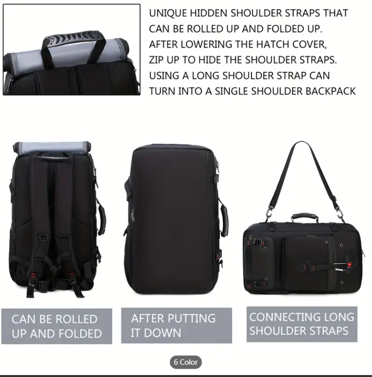 पुरुष र महिलाहरूका लागि यात्रा ब्याकप्याक ✈️