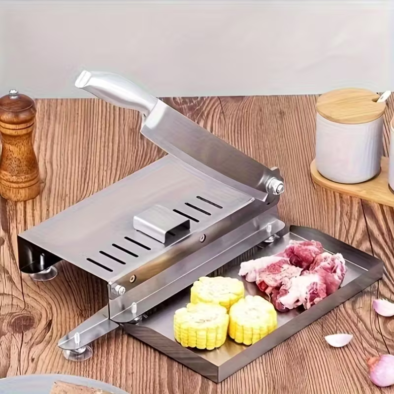 Heavy-Duty Manual Meat Cutter – Perfect for Frozen Beef, Mutton & Veggies