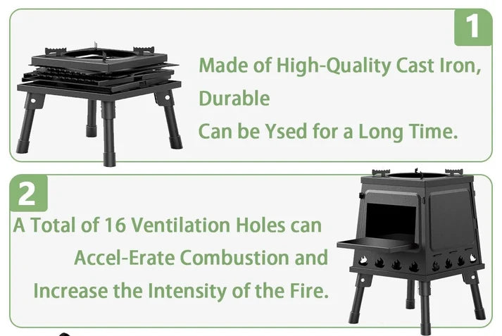 Portable Wood Burning Rocket Stove