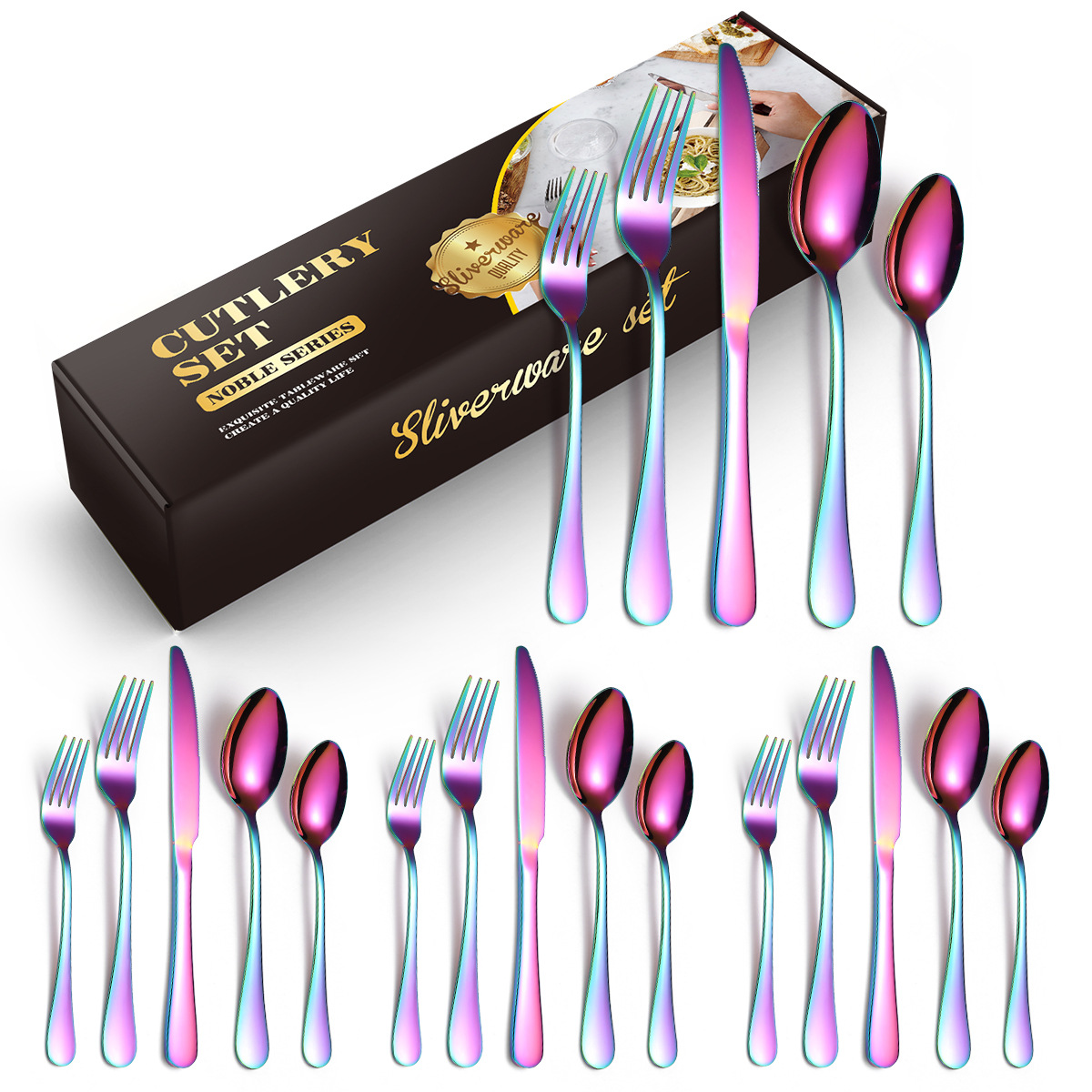 Mirror Polish Families Hotels Knives Forks Spoons