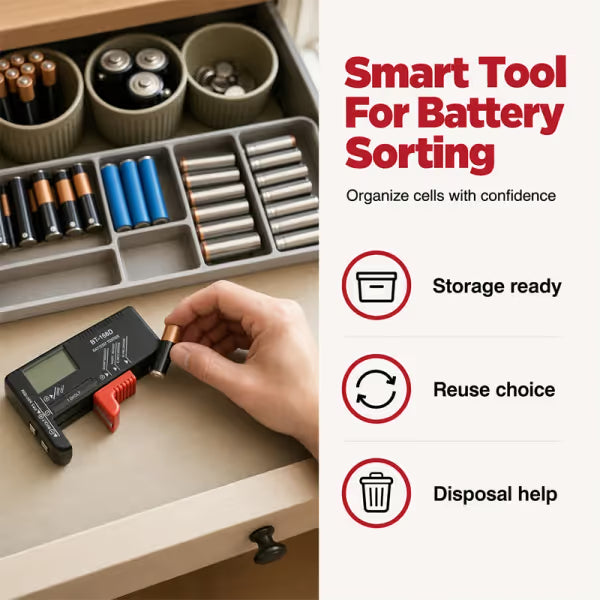 🔋Universal Digital Battery Tester,