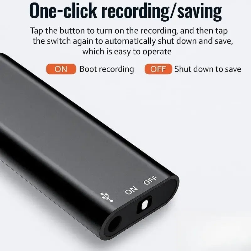 Professional Voice-Activated Digital Recorder, 8GB HD