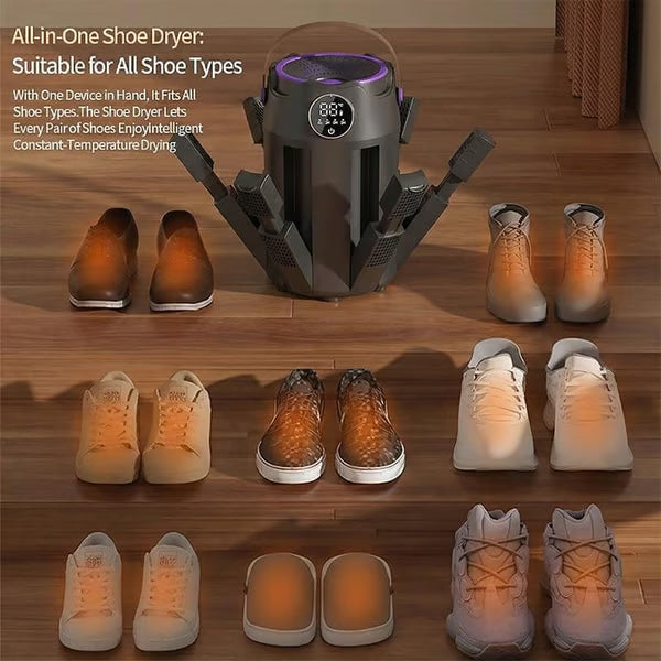 6-Arm Electric Boot and Shoe Dryer and Warmer