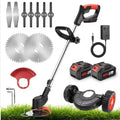 Sharp durable lawn mower 48v machine + battery +Backup blades