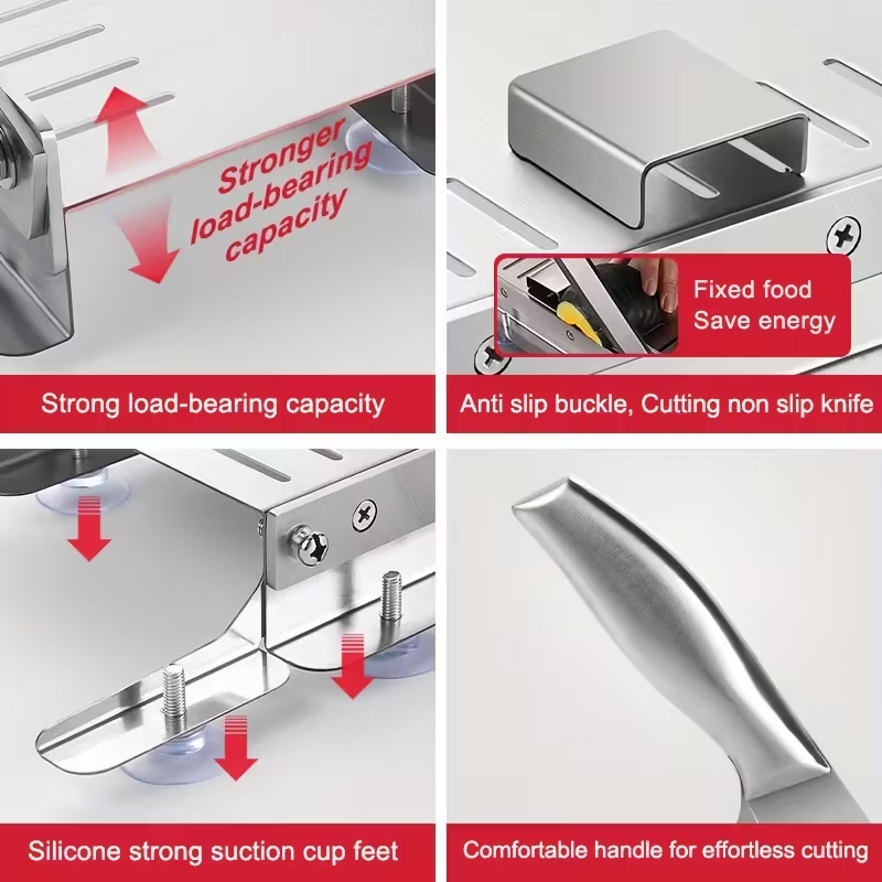 Heavy-Duty Manual Meat Cutter – Perfect for Frozen Beef, Mutton & Veggies