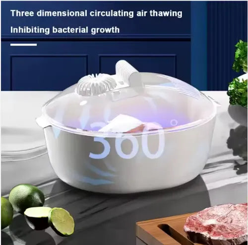 ⏳Meat & Seafood Defroster: Quick defrosting, intelligent sterilization, ideal for restaurants and homes