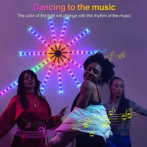 Bluetooth Smart Fireworks Led Light