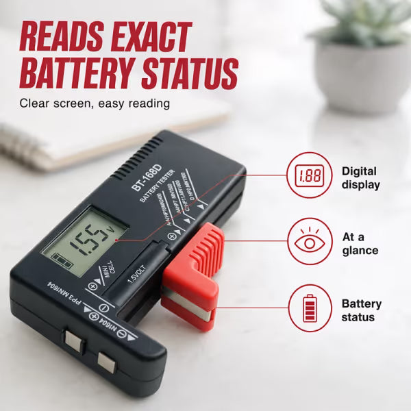 🔋Universal Digital Battery Tester,
