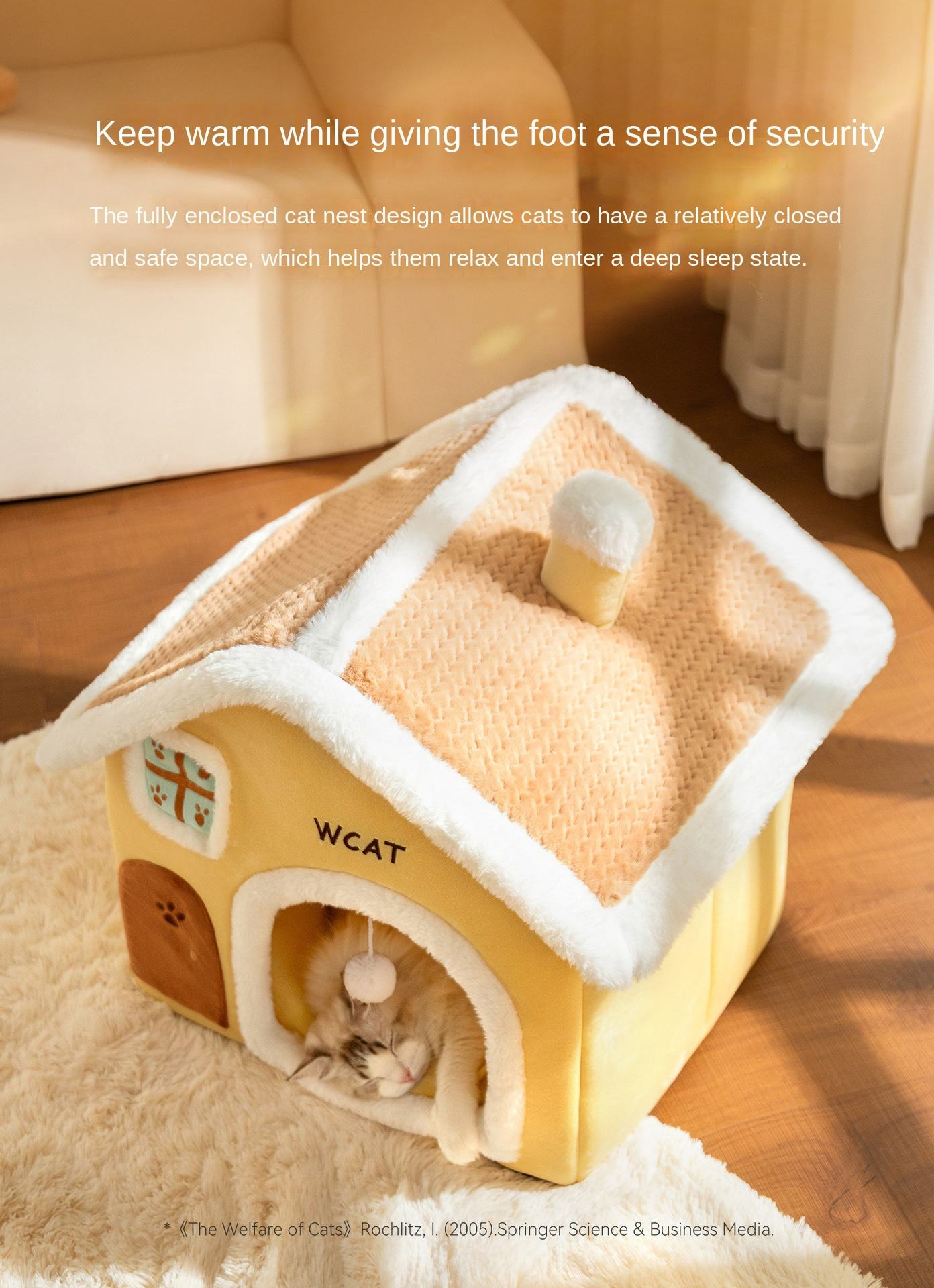 फोल्ड गर्न मिल्ने पेट हाउस (बिरालो / कुकुरका लागि) 🐶🐱