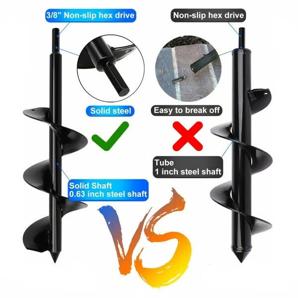 सजिलो बगैचा अगर स्पाइरल ड्रिल बिट