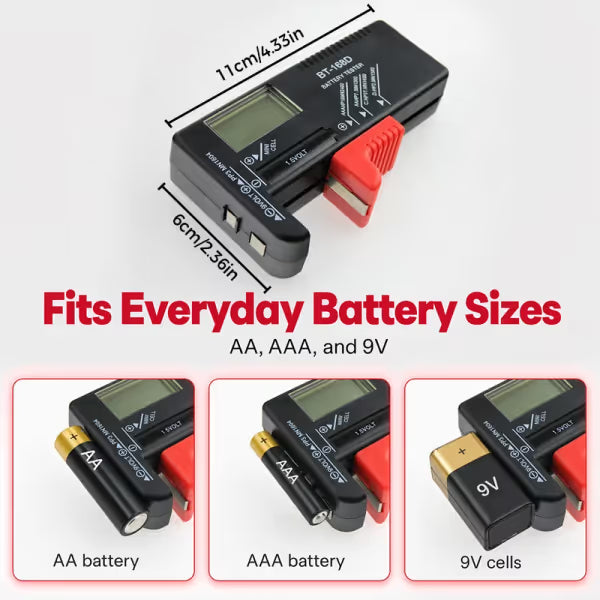 🔋Universal Digital Battery Tester,