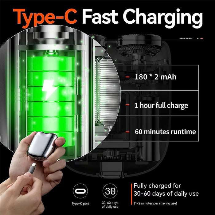 ✨२०२५ नयाँ अपग्रेड पोकेट शेभर USB मिनी शेभर