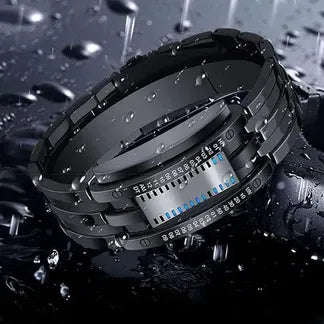 Men's Binary LED Watch