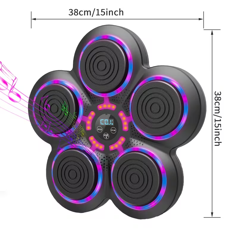 🥊 स्मार्ट म्युजिक बक्सिङ टार्गेट – स्ट्रेस हटाओ, फिट रहो! 🎶