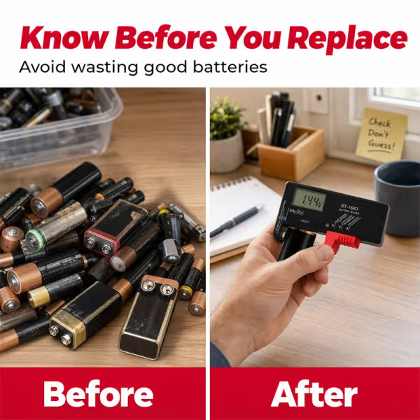 🔋Universal Digital Battery Tester,
