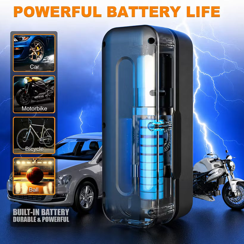 🚗PORTABLE CAR TIRE INFLATOR