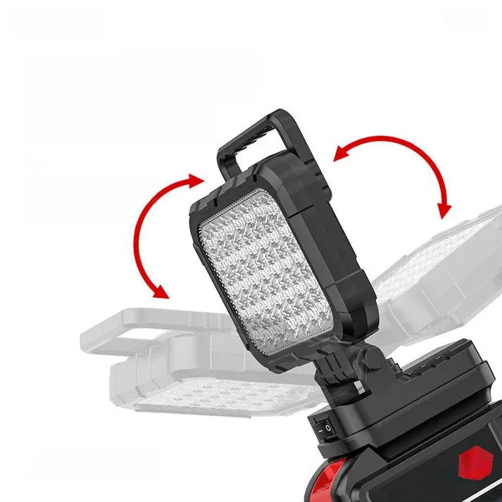 Portable 180° Rotating LED Work Lamp （Including batteries）