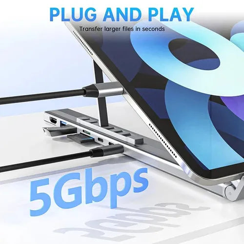 💥Hot Selling💥 USB-C docking station laptop stand with 4K HDMI port