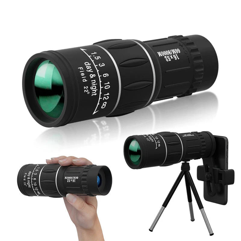 🔭 16x52 Portable High Magnification Monocular Telescope