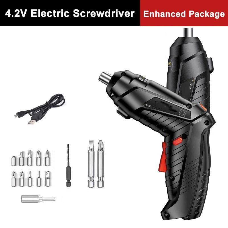 🔥🛠️Rechargeable electric hand drill, high-power hand drill, hardware tools, multi-functional power tools