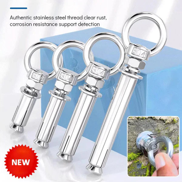 ६ वटा/प्याक ३०४ स्टेनलेस स्टील लिफ्टिङ रिङ एक्सपान्सन स्क्रू