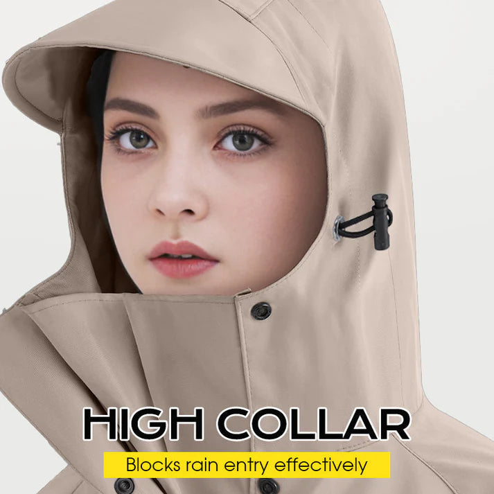 🌧️ युनिसेक्स हुडयुक्त ओभरसाइज्ड इलेक्ट्रिक बाइक वर्षा पोन्चो