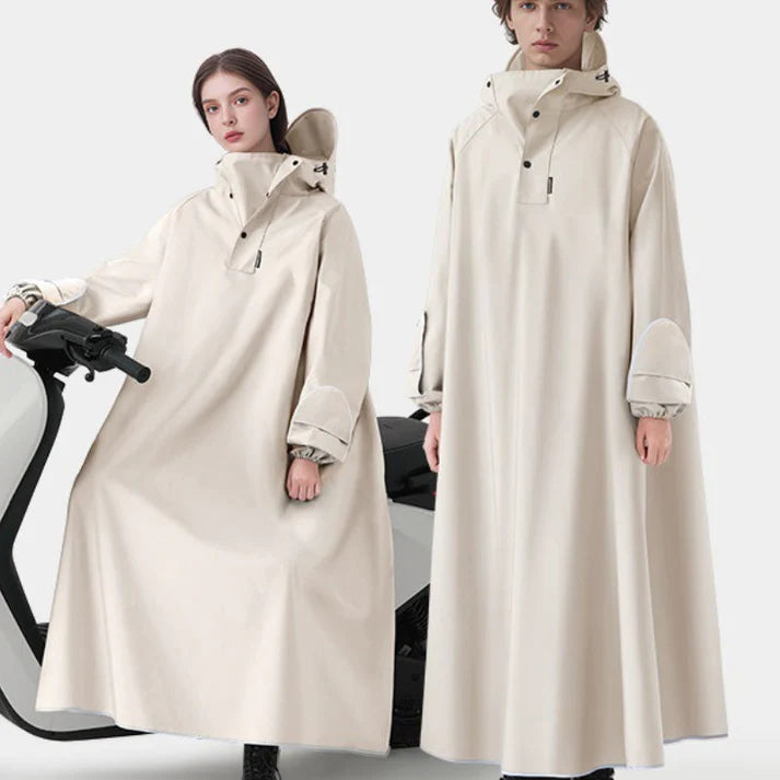 🌧️ युनिसेक्स हुडयुक्त ओभरसाइज्ड इलेक्ट्रिक बाइक वर्षा पोन्चो