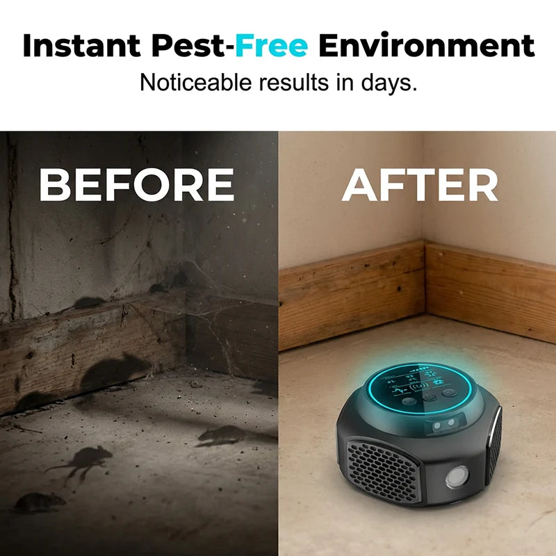 ⚡High-Power Ultrasonic Pest Repeller🐭