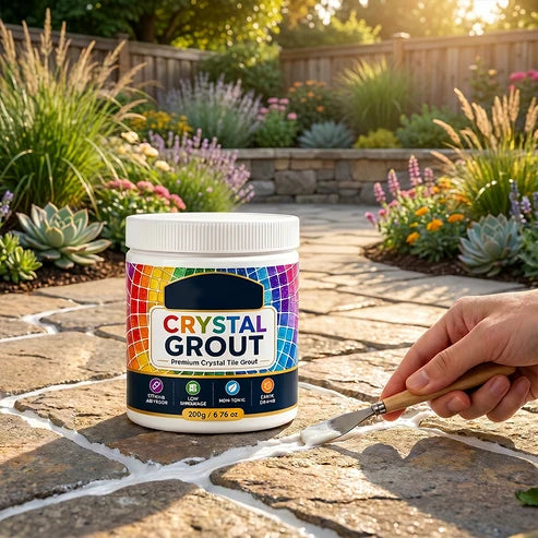 🏠 High-Strength Waterproof Crystal Tile Grout