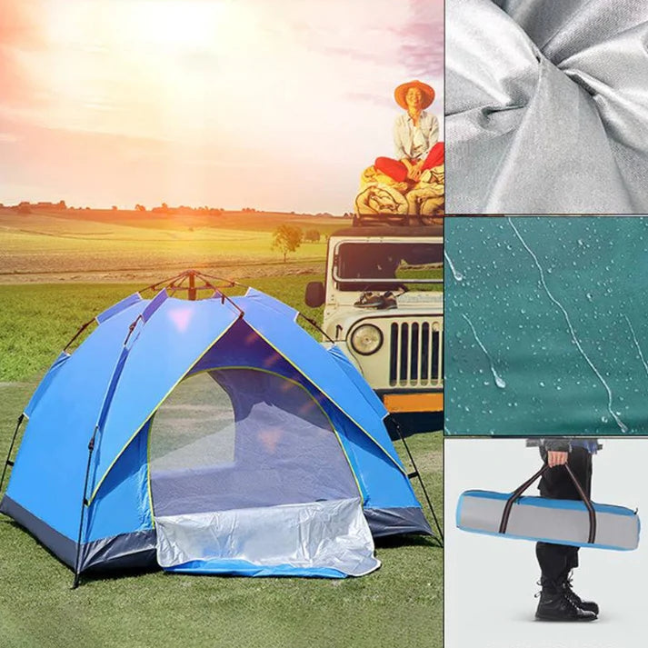 Automatic Quick-Open Rainproof Camping Tent Set